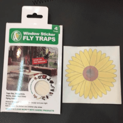 >Fly Trap Sticker on Windows HC15058